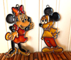 Makit Bakit attrape-soleil souris Disney Mickey Minnie en vitrail