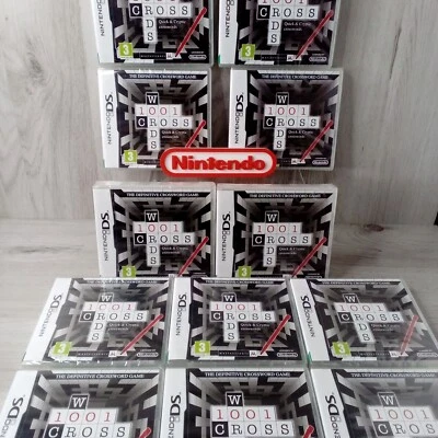 1001 CROSSWORDS NINTENDO DS GAME - BRAND NEW SEALED RARE RETRO GAMING - Image 1 of 3