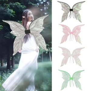 Christmas Fairy Wings Cosplay Costume Halloween Dress Up Props for Women Girls - Picture 1 of 16