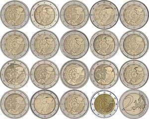 19 x 2 Euro 2022 commemorative coin - ERASMUS PROGRAMME - Picture 1 of 1