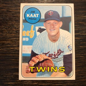 1969 Topps #290 Jim Kaat Minnesota Twins Star Vintage Baseball Card