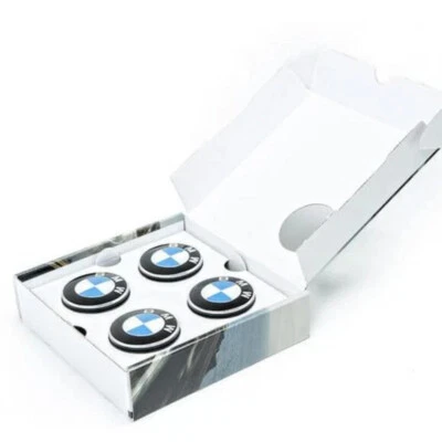 Genuine BMW 56mm Floating Alloy Wheel Centre Cap Set Of 4 For 5x112mm Wheels - Image 1 of 4