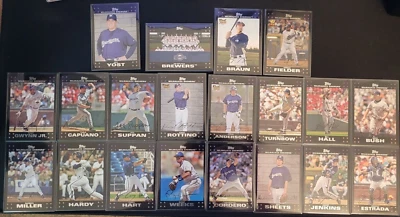 All 2007 Topps MIL Brewers Cards - Team Lot of 20 Brewers Cards - Ryan Braun RC - Image 1 of 4