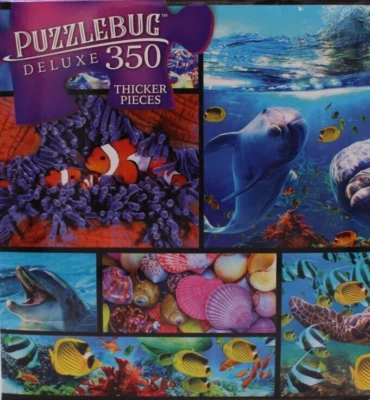 350 Piece Jigsaw Puzzle Undersea Wonders 20 X 12 Puzzlebug - Image 1 of 3