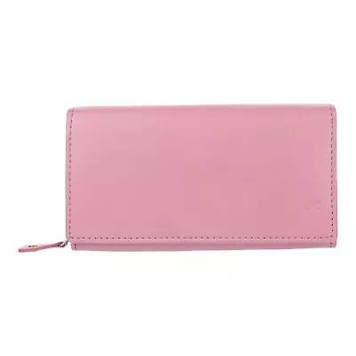 STARHIDE Women's RFID Blocking Wallet Soft Real Nappa Leather Flap Over Purse - Image 1 of 4