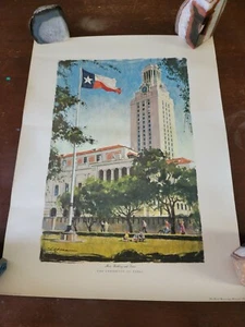 Set of 3 Vintage 1972 Commemorative Series University Of Texas Austin Longhorns  - Picture 1 of 11