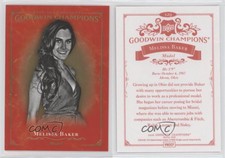 2016 Upper Deck Goodwin Champions Black & White Royal Red Melissa Baker #129