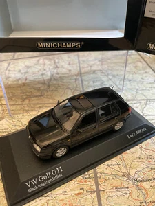 MINICHAMPS VW GOLF GTI  1:43 BLACK 1993 ART.400055560 NEW DIE-CAST RARE - Bild 1 von 1