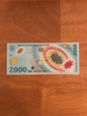 Romania 2000 Lei 1999 Commemorative P-111 UNC - Image 1 of 2