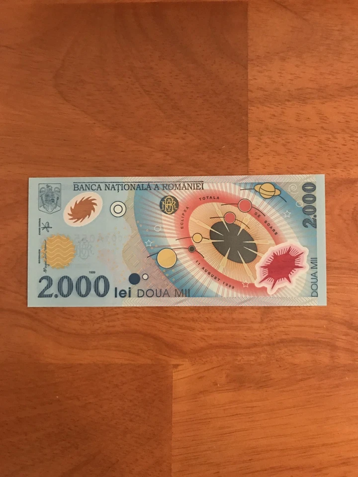 Romania 2000 Lei 1999 Commemorative P-111 UNC - Image 1 of 2