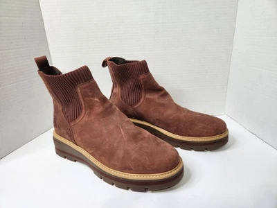 Timberland Cervinia Valley Botas Chelsea Marrón con Cuero Ortholite. Talla 11 Foto 1 de 4