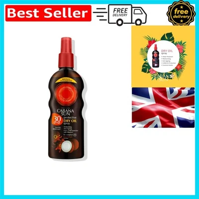 Effective CABANA Tanning Oil Spray 200ml - For All Skin Types, Easy Application - Image 1 of 3