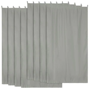 54"x120" Outdoor Curtain Drape Tab Top UV30+ Patio Pergola Backyard 8 Piece - Picture 1 of 9