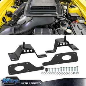 Engine Swap Adapter Plates w/ 4.6L Solid Mounts Fit For 79-04 Mustang LS1 5.3L - Picture 1 of 12