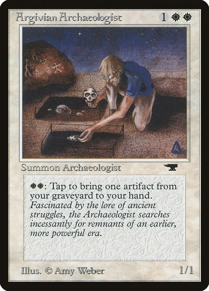 MTG Magic the Gathering Argivian Archaeologist (1/101) Antiquities LP - Image 1 of 1