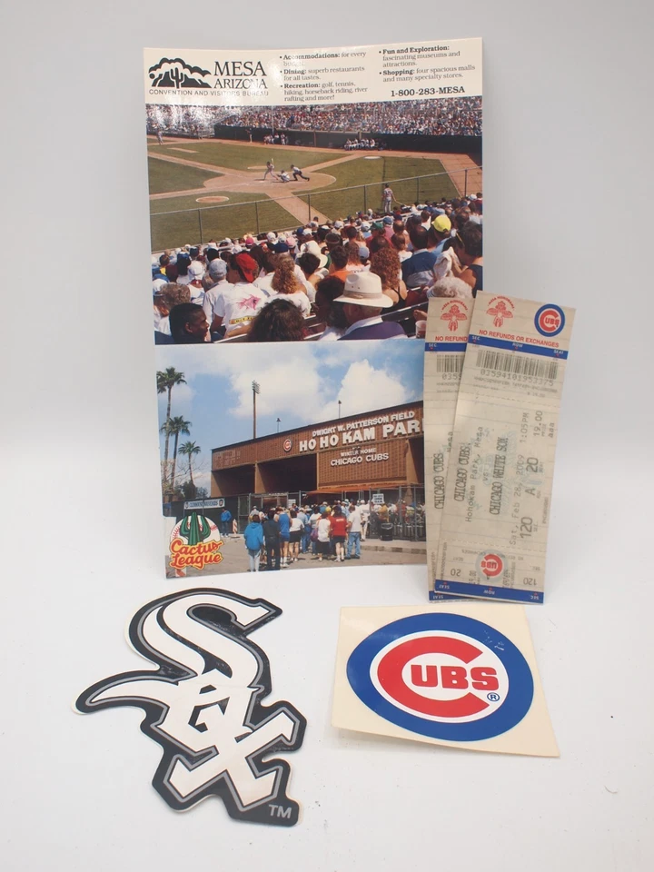 Two Chicago White/Chicago Cubs Tickets with Bonus - Image 1 of 2