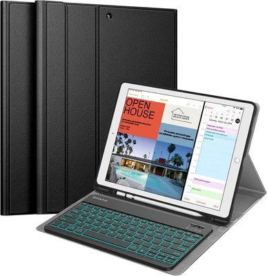 FINTIE Keyboard Case - 2017/2015 iPad Pro 12.9 inch (Old Model) 1st & Black  - Image 1 of 4
