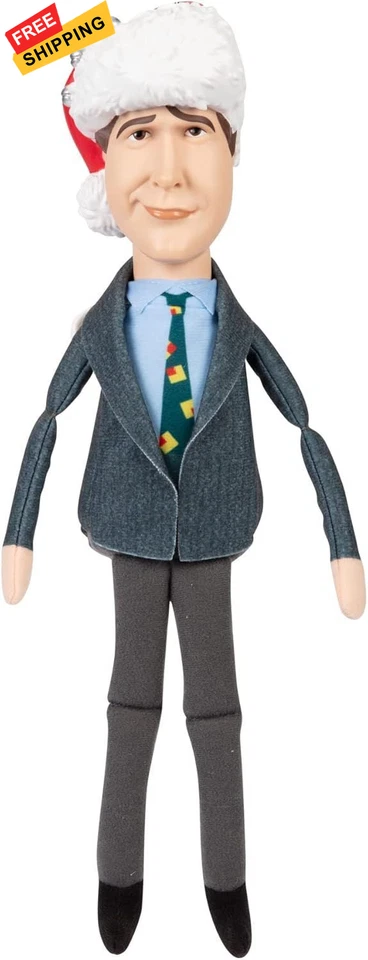 Jakks Holiday Clark Griswold 会说话的毛绒 16 个短语,12 英寸高...  — 第 1/4 张图片