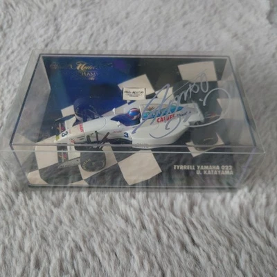 Minichamps 1/43 Tyrrell Yamaha 022 F1 Ukyo Katayama 1994 #3 modello firmato - Immagine 1 di 4