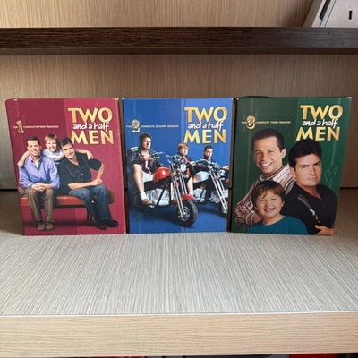 Two and a Half Men Seasons 1-3 DVD Lot – Complete Series – Very Good Condition - Image 1 of 4