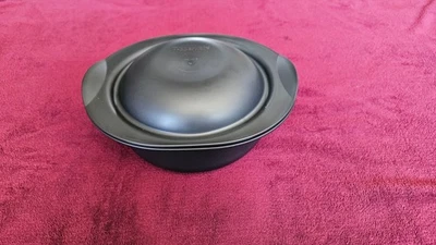 Tupperware Ultra Plus 2 L rund Kasserolle Bräter Backform + Deckel H 10 - Bild 1 von 4