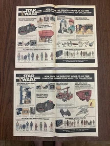 Kenner set pubblicitario 2 pagine Star Wars Centerfold 1980 - Foto 1 di 3