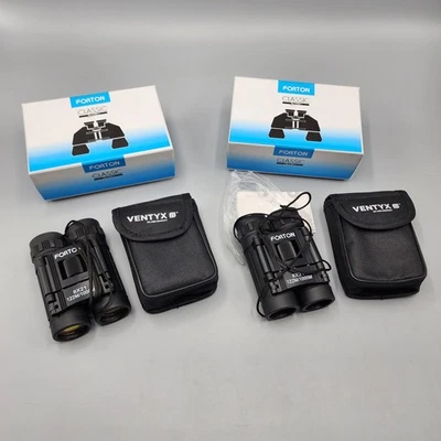 Lot Of Two: Forton Classic Series 8x21 122M/1000M Mini Binoculars - Image 1 of 4