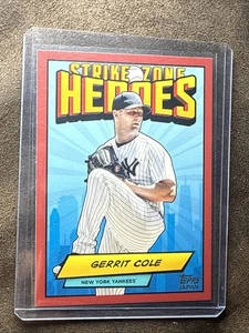 Gerrit Cole 2024 Topps Japan Edition Strike Zone Heroes SZH-1 RED 5/5 - Picture 1 of 2