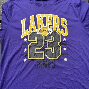 Camiseta Los Angeles Lakers Lebron James Púrpura NBA Adulto Talla XL - Imagen 1 de 9