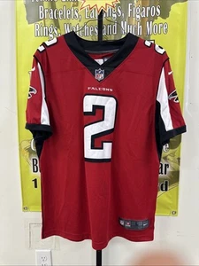 Matt Ryan Atlanta Falcons Men's Sz L Red 2017 Nike Game Jersey - Picture 1 of 13