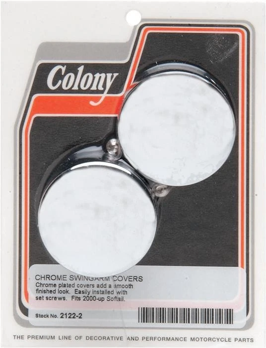 Cubiertas de perno Colony Swingarm cromadas #2122-2 Harley Davidson Foto 1 de 1