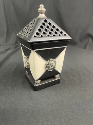 Raro Descontinuado Arlequín Hoja Verde Descontinuado Negro Blanco A Cuadros Foto 1 de 4