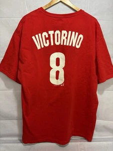 Philadelphia Phillies Shirt 2008 World Series Team Logo Tee Men’s XL Victorino - Picture 1 of 7