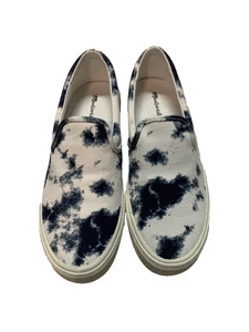 Madewell Sneaker Uomo 6,5 Donna 8 Tie Dye Blu SlipOn Sidewalk Shibori Scarpe - Foto 1 di 9