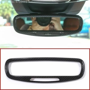 ABS Carbon Fiber Interior Rearview Mirror Cover Trim for Maserati Levante 16-19 - Bild 1 von 5