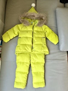 NEW Girls Winter real GOOSE Down Warm Jacket pants Snowsuit Ski Suit 3-4 Years - Picture 1 of 16