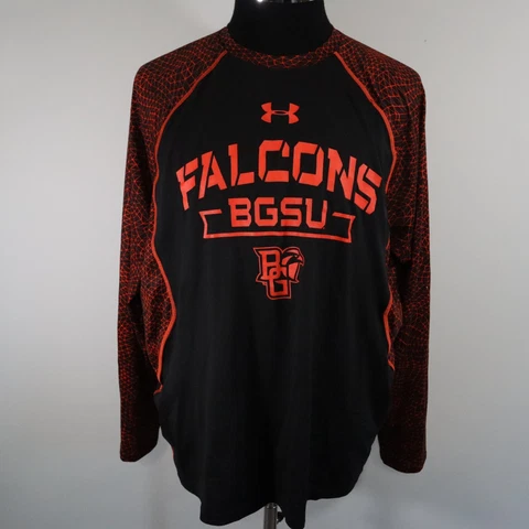Under Armour HeatGear Mens Bowling Green Falcons Long Sleeve Activewear Shirt XL Cover
