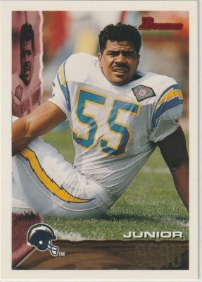 1995 Bowman #310 Junior Seau San Diego Chargers - Image 1 of 2