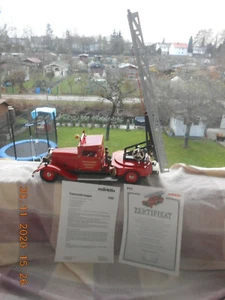 REPLIKA MÄRKLIN 1991 WERKSFEUERWEHR MÄRKLIN GÖPPINGEN sehr guter Zustand!! - Bild 1 von 12