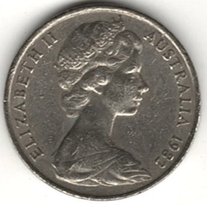 1982 AUSTRALIA 20 CENTS ~ YOU GRADE IT ~ PLEASE SEE THE SCAN a83 - Picture 1 of 4