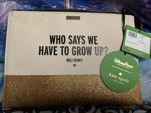 Disney Parks Kate Spade „Wer sagt, dass wir erwachsen werden müssen?“ Walt Disney Armband Neu mit Etikett - Bild 1 von 8