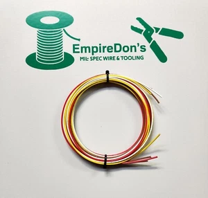 18 AWG Mil-Spec Wire, PTFE Insulated, Stranded Silver Plated, Assortment 24 ft - Picture 1 of 2