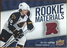 2007-08 Upper Deck Rookie Materials Bryan Little RM-BL Atlanta Thrashers