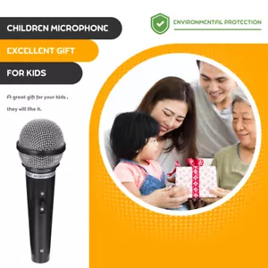 1Pc Microphone Prop Play Karaoke Costume Props Pretend Play Mics Fake Microphone - Picture 1 of 12