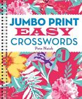 Jumbo Print Easy Crosswords 1, Paperback by Naish, Pete, Brand New, Free ship...