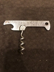 Simoniz Car Wax Chicago USA Vintage 50s Corkscrew Bottle Can Opener - Picture 1 of 2