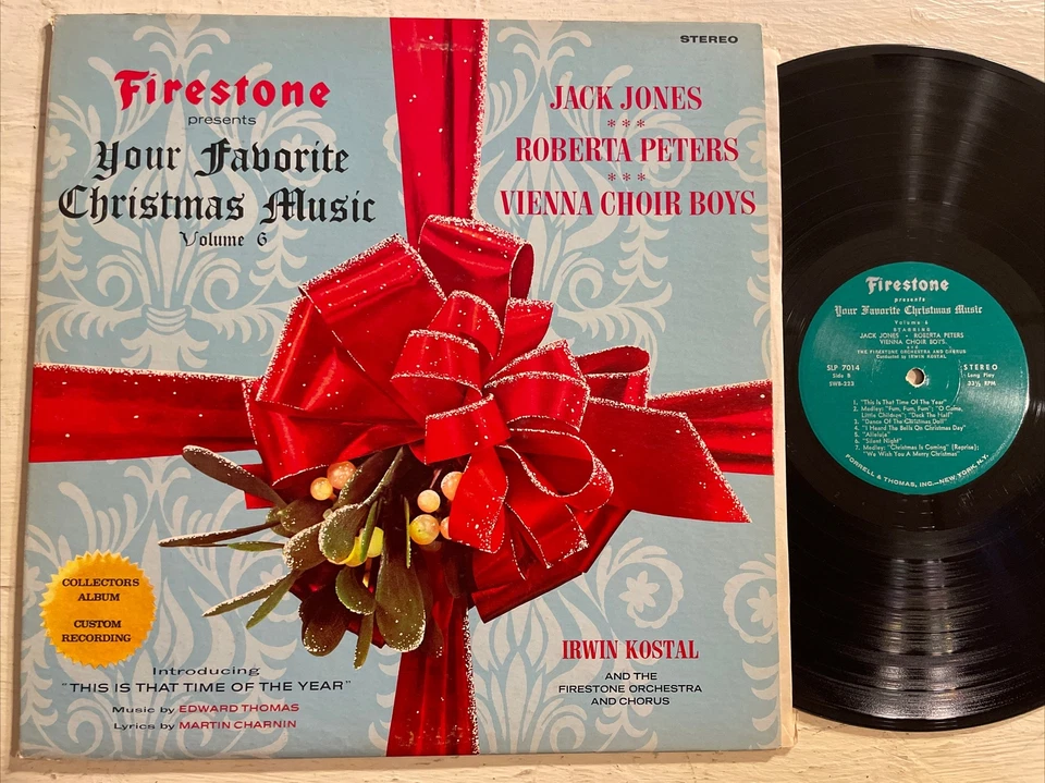 Firestone Presents Your Favorite Christmas Music Volume 6 LP стерео праздник EX!! - Изображение 1 из 4