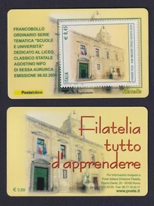 Tessera Filatelica 2006 Liceo Classico Statale Agostino Nifo Sessa Arunca B-L4 - Imagen 1 de 1