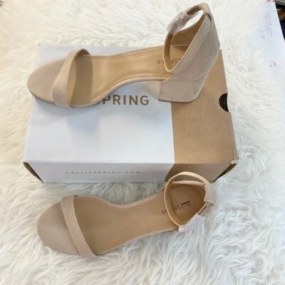 Call it Spring Women's New in Box Size 10 Strappy Stangarone Heels in Bone - Image 1 of 4
