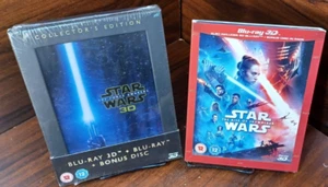 Star Wars Rise of Skywalker + Force Awakens (3D + Blu-ray)-NEW-Free Shipping! - Imagen 1 de 11